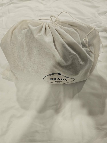 PRADA Brown Logo Zip Shoulder Bag w/ Adjustable Strap - photo 3