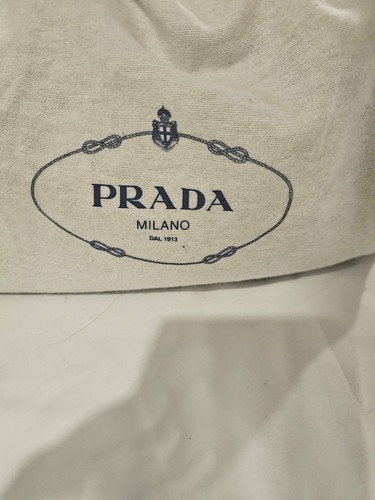 PRADA Brown Logo Zip Shoulder Bag w/ Adjustable Strap - photo 4
