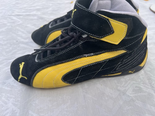 PUMA Men's Mid Top Lace-Up Hook & Loop Athletic Sneakers Black Y - photo 2