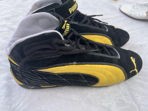 PUMA Men's Mid Top Lace-Up Hook & Loop Athletic Sneakers Black Y - photo 5