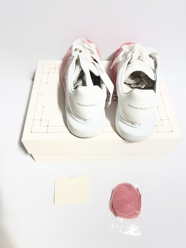 Alexander McQueen Sneakers US 9 White/Pink Suede Gradient - photo 4
