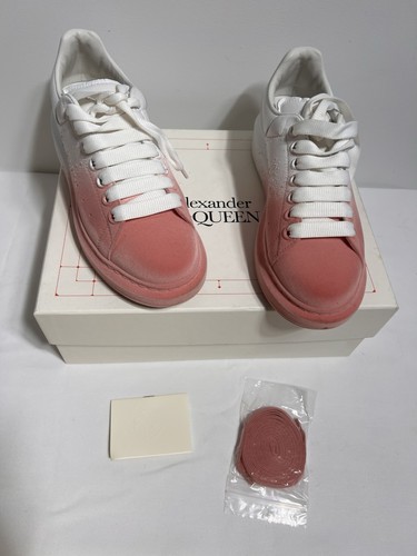 Alexander McQueen Sneakers US 9 White/Pink Suede Gradient - photo 5