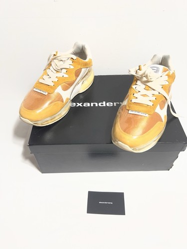 alexanderwang Men's Solid Low Top Lace-Up Athletic Sneakers