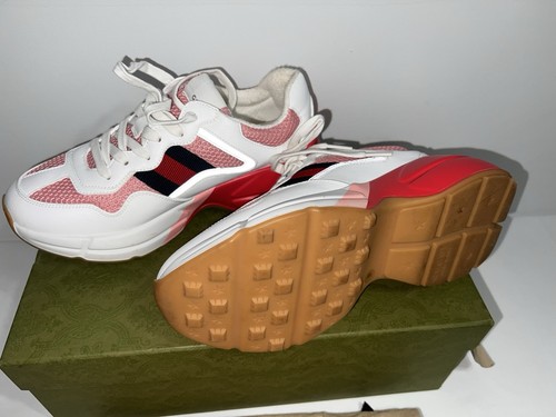 Gucci Woman Solid Low Top Lace-Up Athletic Sneakers - photo 4