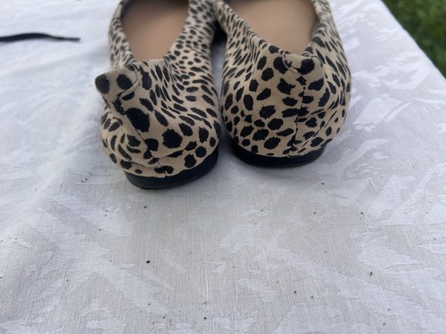 J. Crew Women’s Animal Print Leather Ballet Flats Size 8 - photo 3