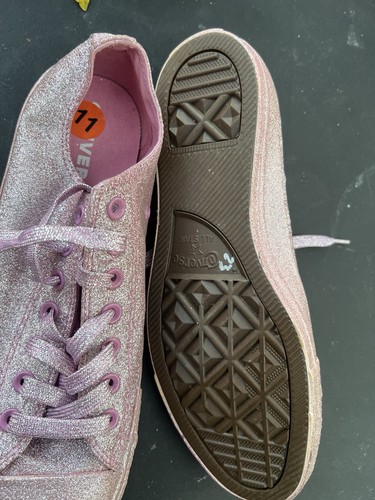 Converse All Star Men's Low Top Lace-Up Athletic Sneakers Glitte - photo 4
