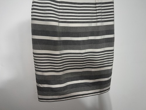 Calvin Klein Blue, Grey, and White Striped Shift Dress 1003 - photo 3