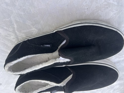 VANS Slip-On Shoes US 6.5 Black/White Canvas - photo 2