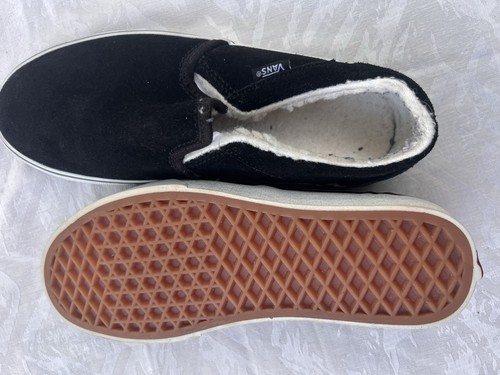 VANS Slip-On Shoes US 6.5 Black/White Canvas - photo 4