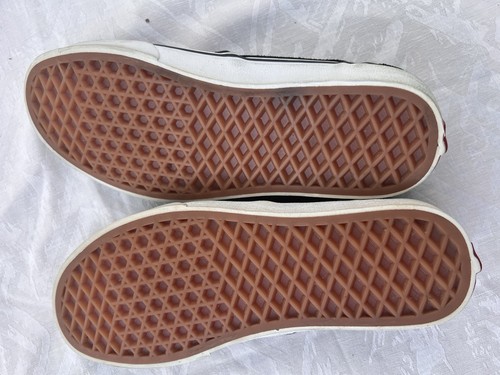VANS Slip-On Shoes US 6.5 Black/White Canvas - photo 5