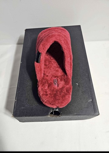 Ugg Fluff You Samba Red Slide Slippers Men 8 / Women 10 - photo 4