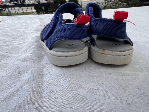 Unisex Kids Shark Hook & Loop Strappy Sandals Blue/Gray Size 11 - photo 2