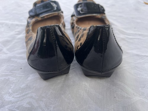 Naturalizer N5 Comfort Women’s Animal Print Leather Buckle Balle - photo 3