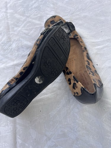 Naturalizer N5 Comfort Women’s Animal Print Leather Buckle Balle - photo 4