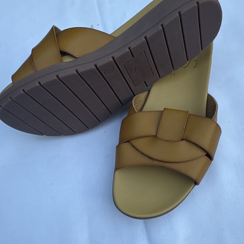 KS Scarlett Women's Brown Woven Slide Sandals US 7 - photo 3