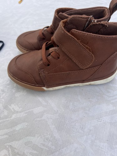 Brown Unisex Baby & Toddler Ankle Bootie Hook & Loop Zipper 15 - photo 2