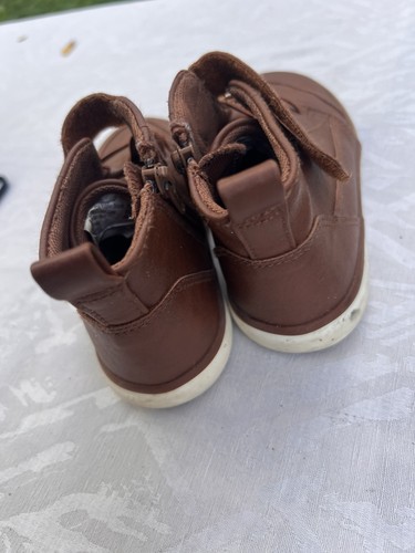 Brown Unisex Baby & Toddler Ankle Bootie Hook & Loop Zipper 15 - photo 3
