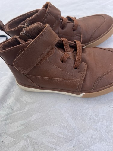 Brown Unisex Baby & Toddler Ankle Bootie Hook & Loop Zipper 15 - photo 4