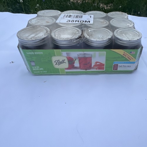 Ball Half Pint 8 oz Clear Glass Mason Jars w/ Lids & Bands 12 - photo 3