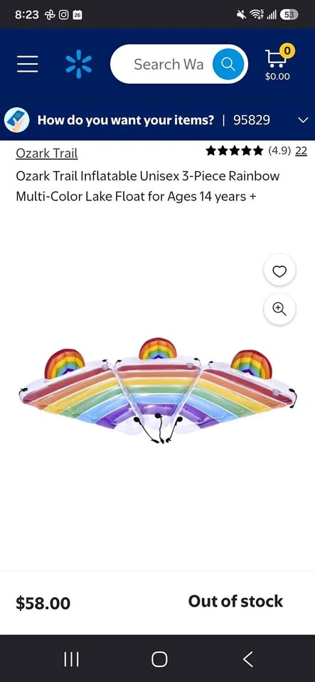 Ozark Trail floaties