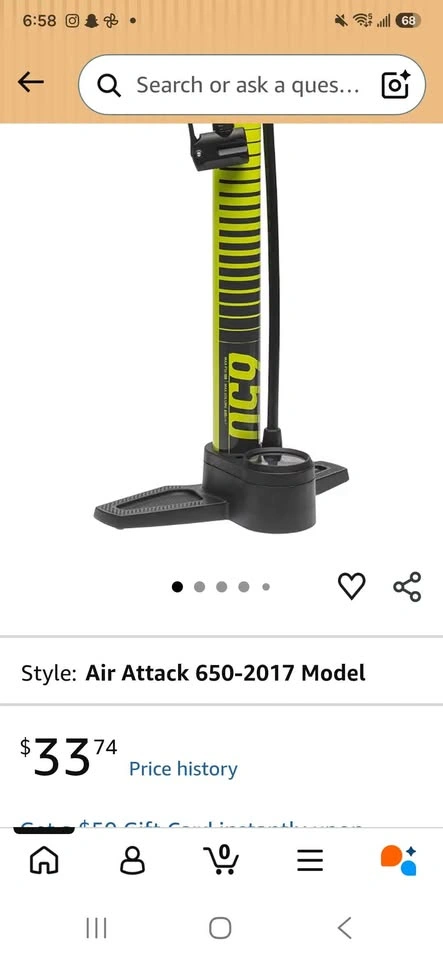 Tire air pump - photo 2