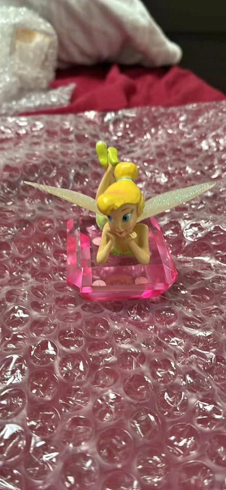 Hamilton Collection Disney Tinker Bell Ruby Charm
