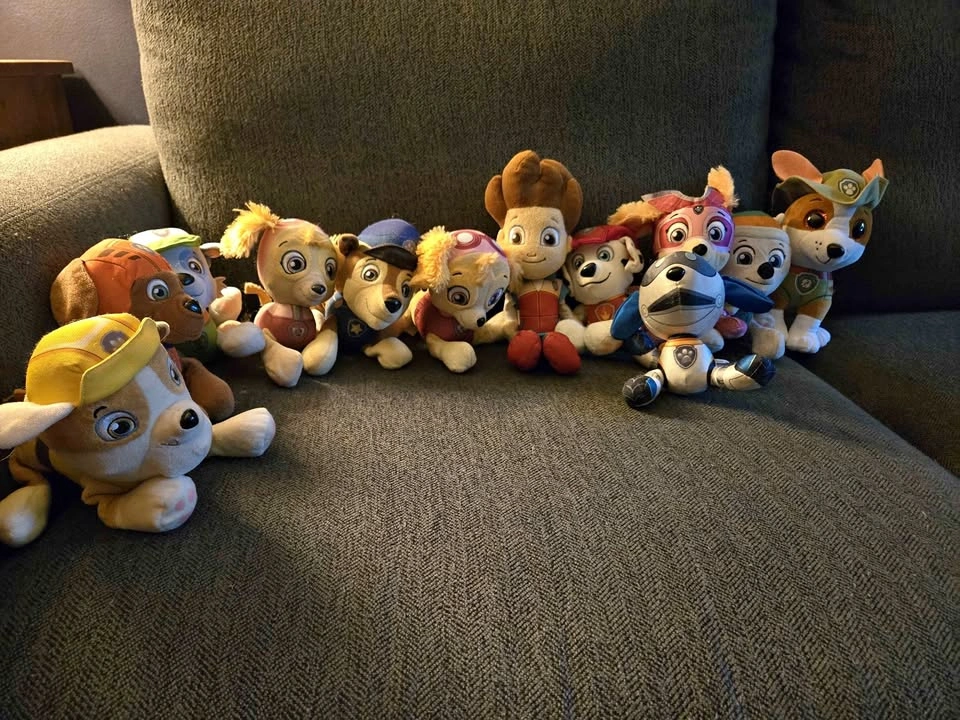 Paw Patrol toys and stuffies