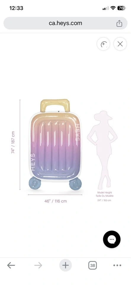 HEYS Luggage Pool Floatie - photo 4