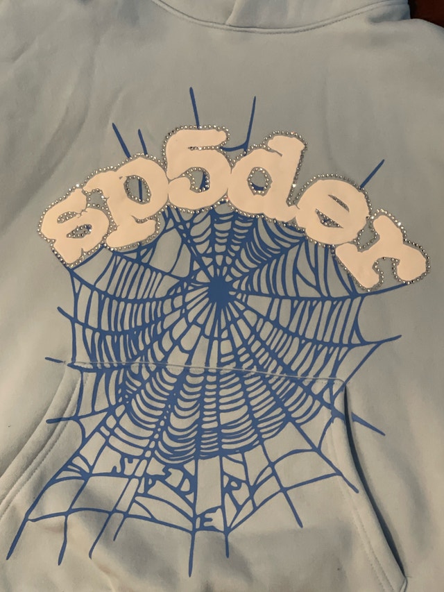 Sp5der Blue Hoodie - photo 3
