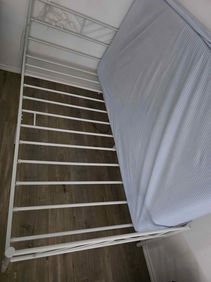 Twin Mattress and Bed Frame - photo 2