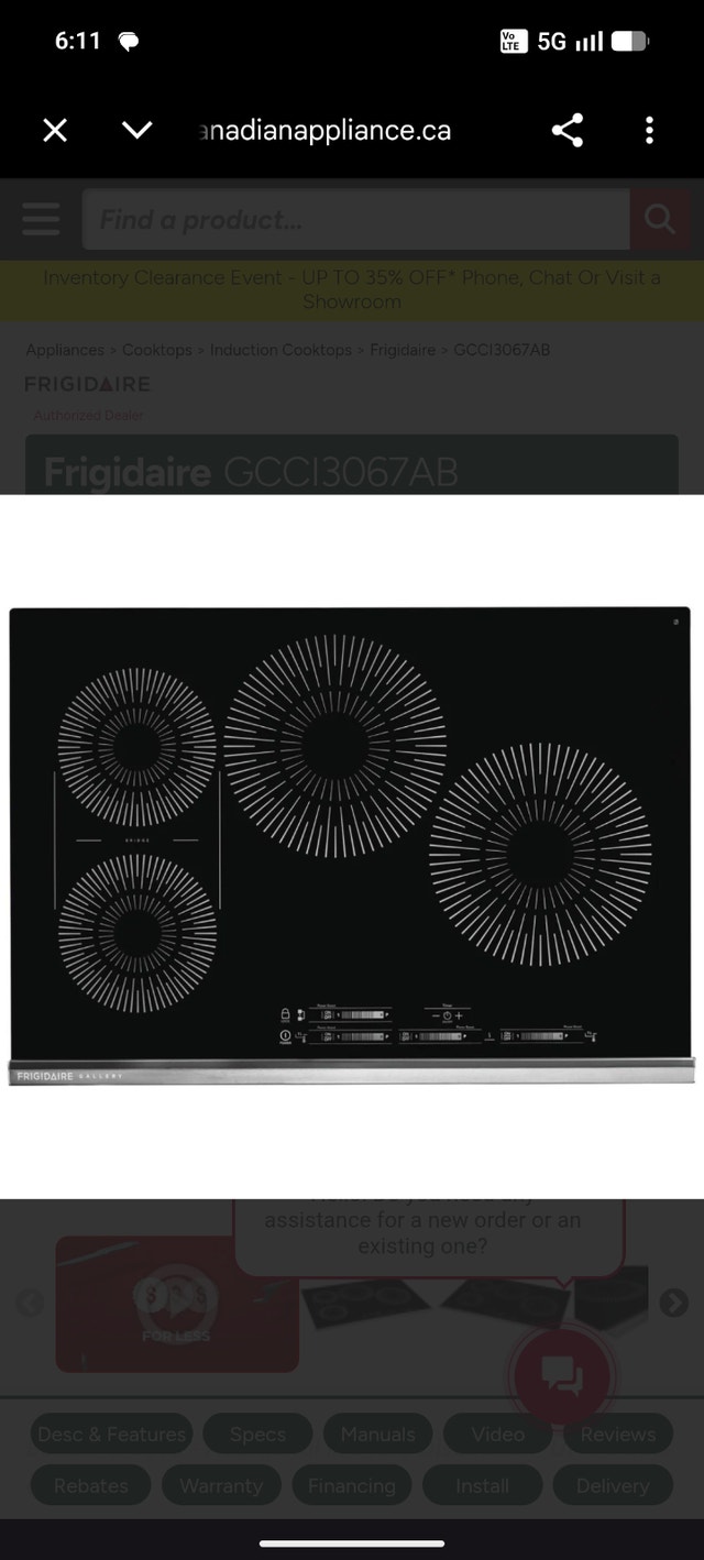 Induction cook top - brand new !