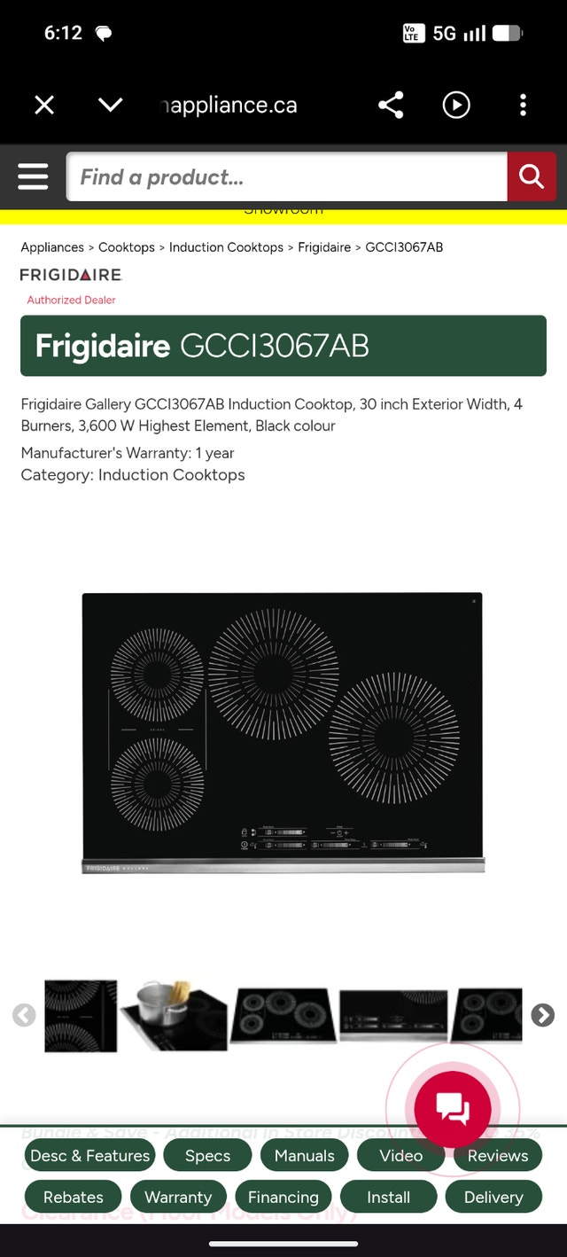 Induction cook top - brand new ! - photo 3