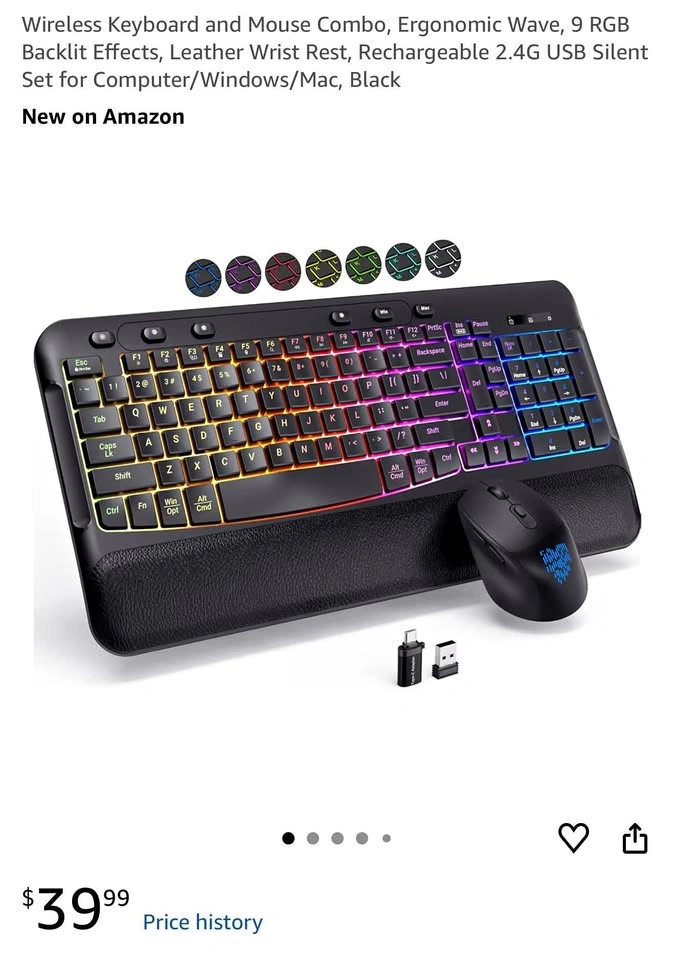(New)Wireless Keyboard and Mouse Combo
