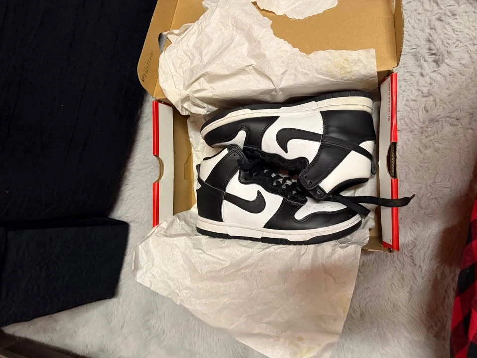 Nike Dunk High Black & White (Panda) – 5.5 - photo 2