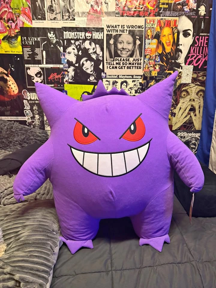 Giant 25” Pokémon Gengar Plush (New With Tags)