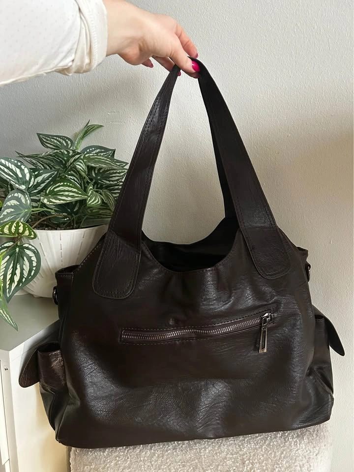 Everyday coffee brown shoulder bag - photo 2