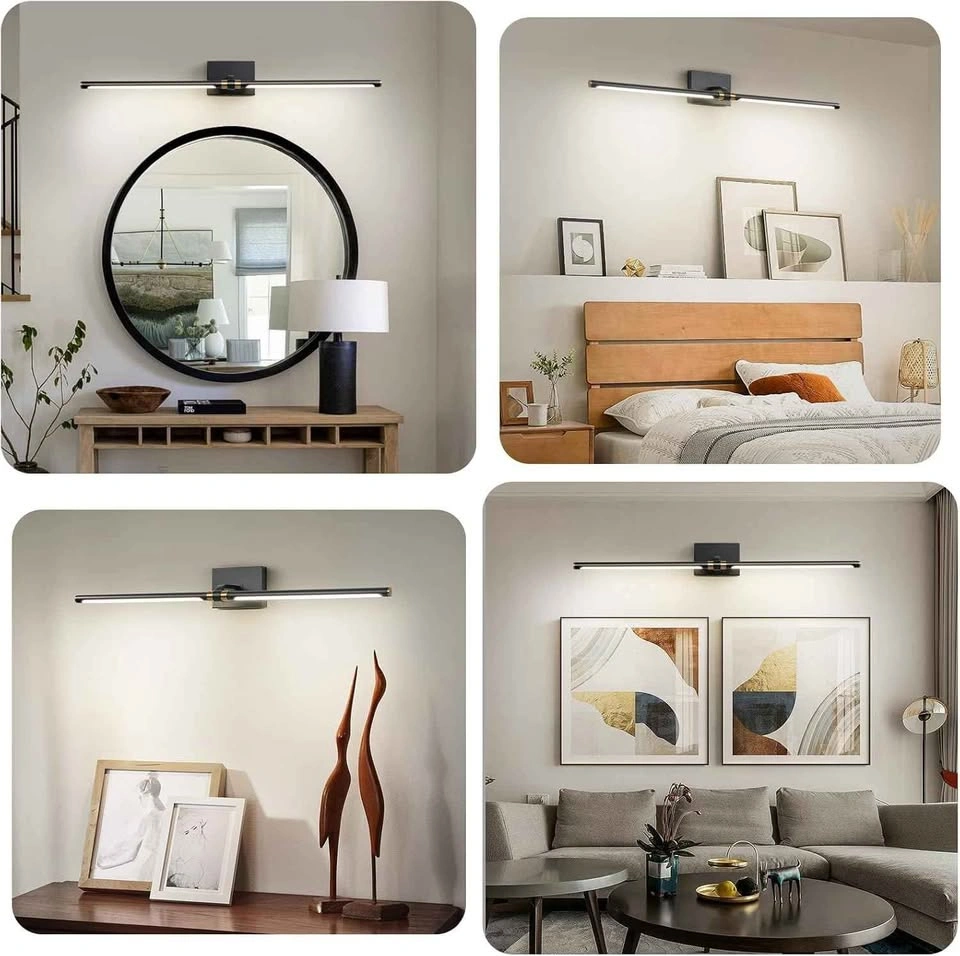 Faziyo 40 Inch Dimmable Black and Gold Vanity Light - photo 4