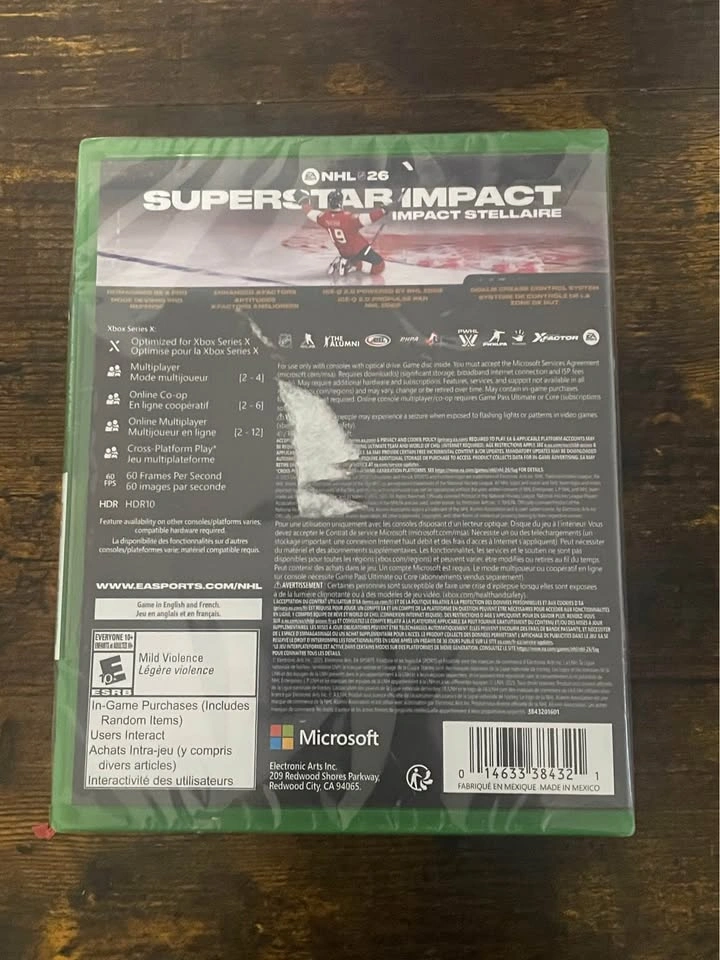 🎮 NHL 26 – Xbox Series X | Brand New & Factory Sealed - photo 2