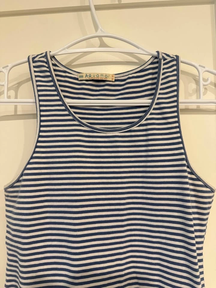 Blue & White striped dress - photo 2