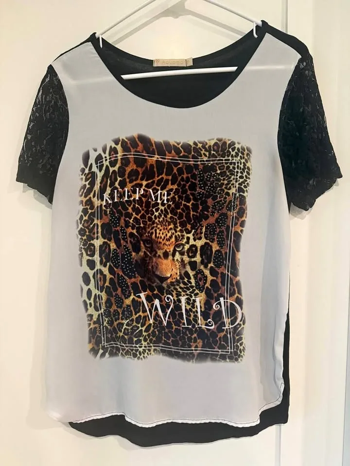 Leopard print blouse