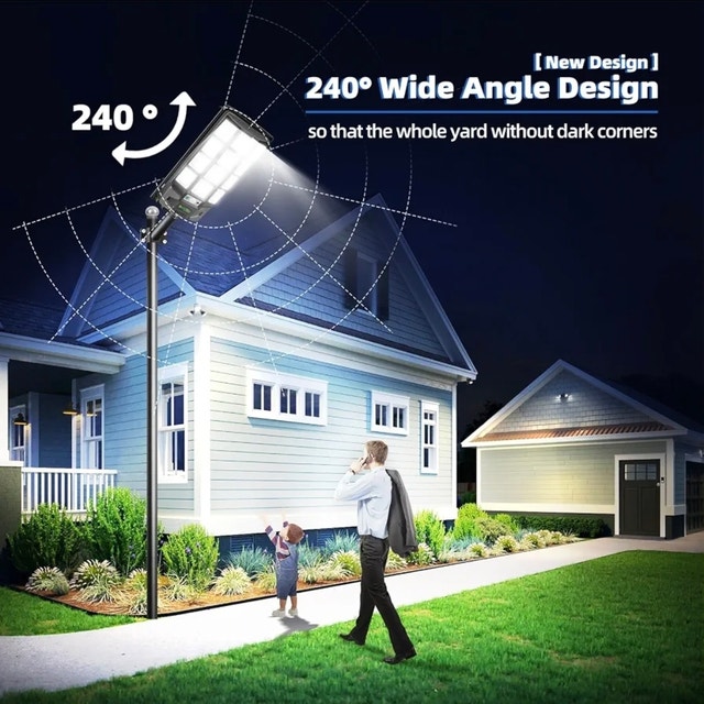Baiston Solar Street Light High Brightness, Motion Sensor, NEW - photo 5