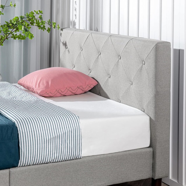 Zinus King Size Upholstered Platform Bed Frame, BRAND NEW SEALED - photo 4