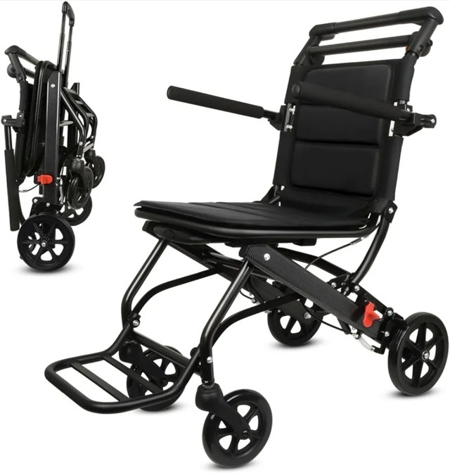 Tripaide Lightweight Folding Transport Travel Wheelchair NEW