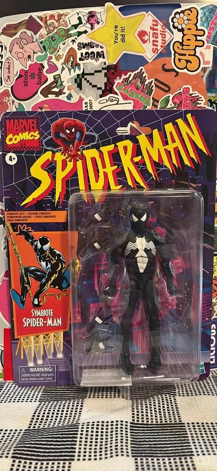 Symbiote Spider-man action figure