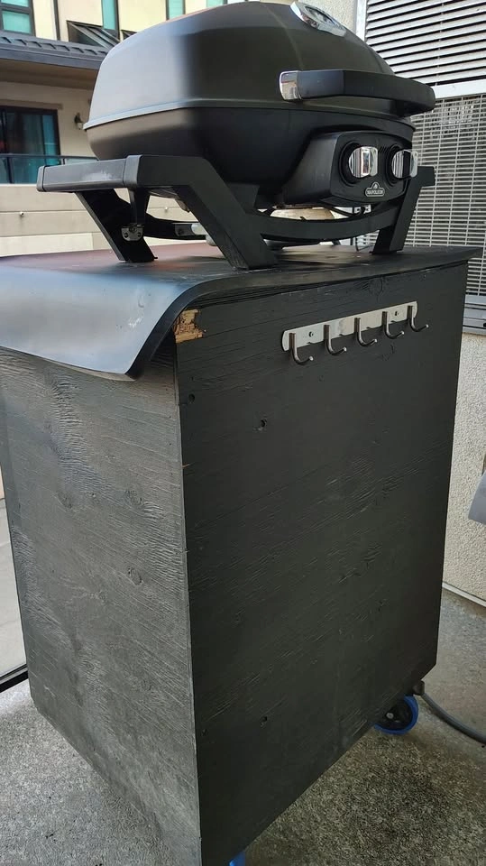 Napoleon TravelQ table top natural gas BBQ with mobile stand - photo 3