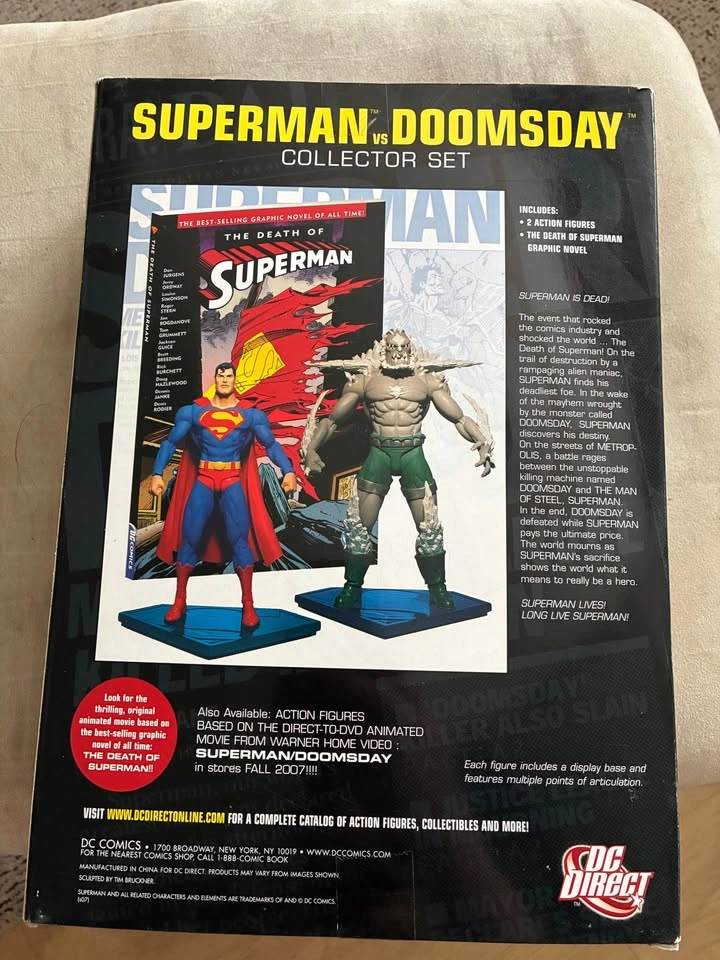DC Direct Superman vs. Doomsday Collector Set 2007 - photo 2