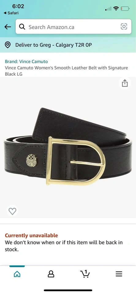 Vince Camuto Women's Smooth Leather Belt with Signature Brown - photo 3