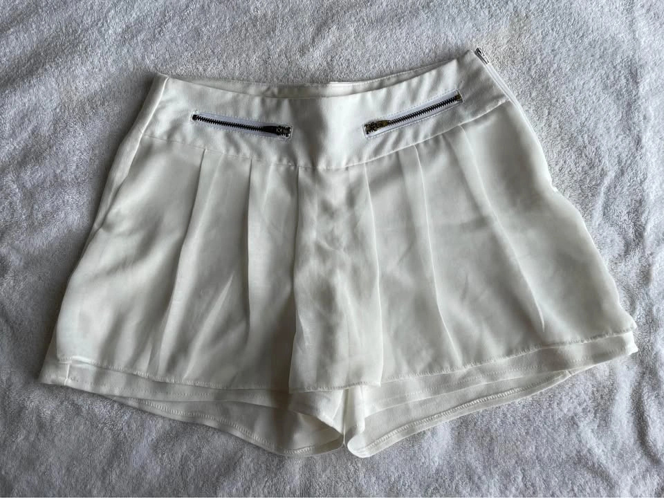 Crepe Short Skirt