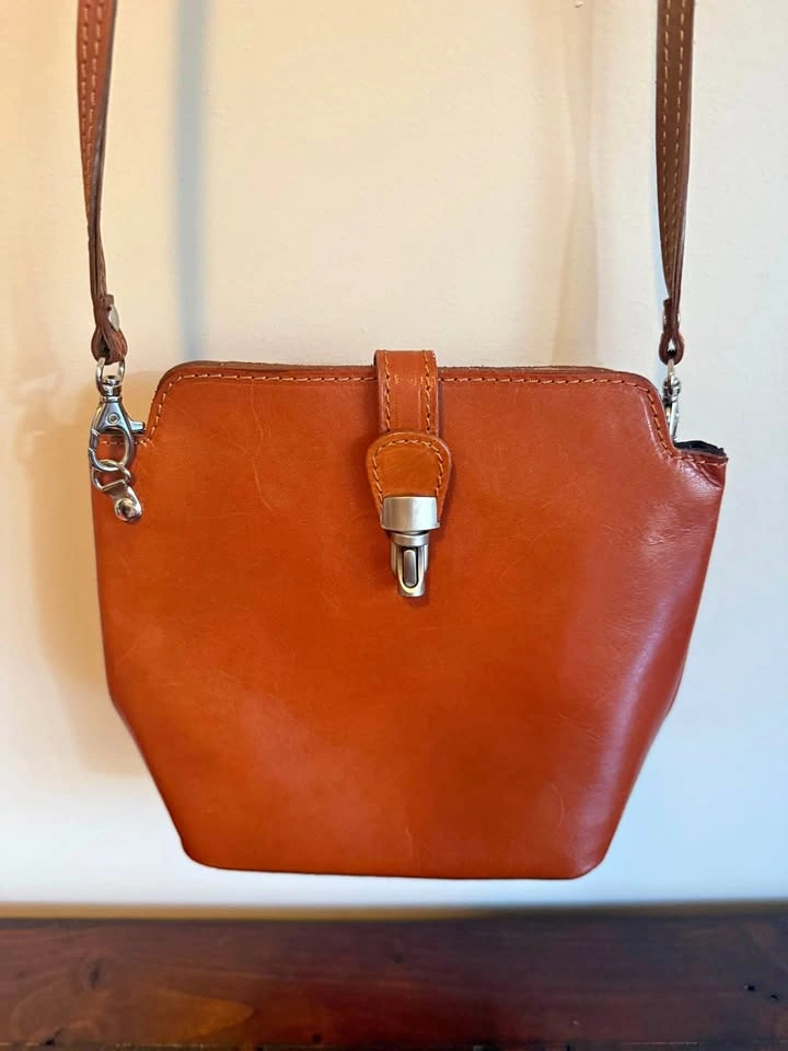Tan Purse Genuine Leather