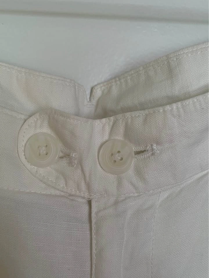 Gap Women’s cotton/linen, high-waisted, wide-leg pants - photo 3